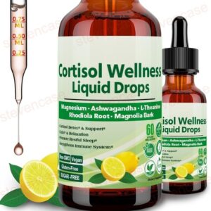 Cortisol Reducing Supplements – 6-In-1 Cortisol Detox & Blocker with Ashwagandha