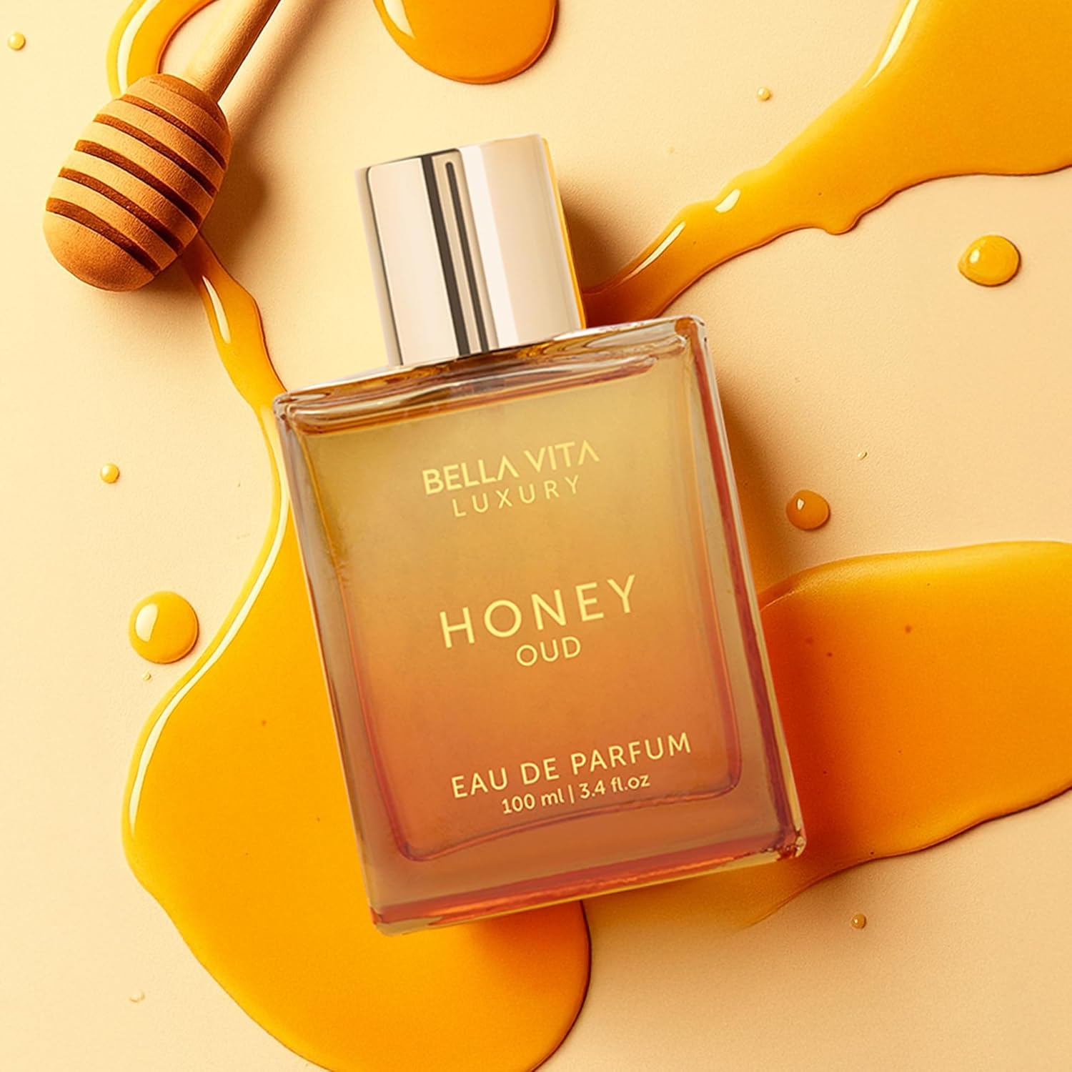 Bellavita Luxury Honey Oud Eau de Parfum | 100 ml (3.4 fl.oz.)